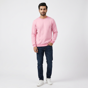 Sweat à capuche pour homme automne et hiver logo personnalisé sweat à capuche chaud pour couple pur coton broderie sport sweats à capuche amples - Product Image 1