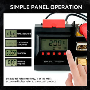 <span class=keywords><strong>60W</strong></span> हाई-एंड बुद्धिमान डिजिटल डिस्प्ले सोल्डरिंग आयरन फास्ट हीटिंग स्लीप मोड 500 तापमान डिग्री vde कस्टम लोगो - Product Image 4