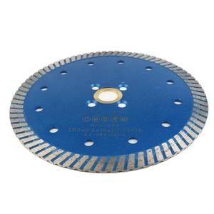 Venta caliente 6 pulgadas 150mm hoja de sierra de granito de diamante Industrial corte de borde continuo seco 7/8 pulgadas Arbor soporta Prensa en frío OEM - Product Image 5