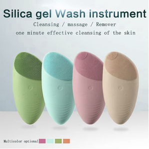 Simple Lightweight Customizable Silicone <strong>Facial</strong> Cleansing Brush Handheld Acne Treatment <strong>Exfoliators</strong> <strong>Tool</strong> Waterproof Various - Product Image 2
