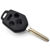 Coque de clé de voiture 4 boutons pour télécommande automobile, avec lame vierge TOY43R, boîtier de remplacement, pièces de rechange pour clé de véhicule