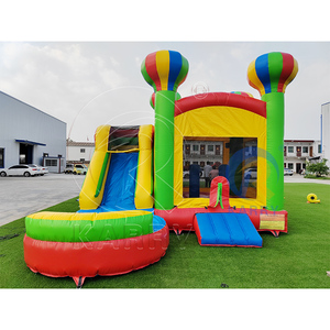 Castello Gonfiabile Personalizzato a Forma di <span class=keywords><strong>Mongolfiera</strong></span>, Qualità Commerciale per Noleggio Eventi, Direttamente dalla Fabbrica - Product Image 5