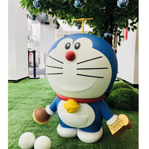 ขายร้อนขนาดชีวิตที่กําหนดเองไฟเบอร์กลาส Doraemon ประติมากรรมสําหรับการตกแต่งกลางแจ้ง - Product Image 6
