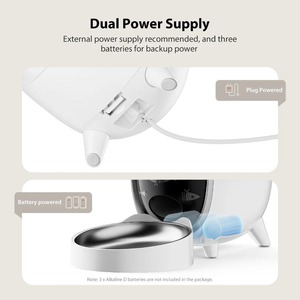 Distributeur automatique de nourriture pour chat et chien connecté en WiFi avec caméra, minuterie programmable et enregistrement vocal - Product Image 2