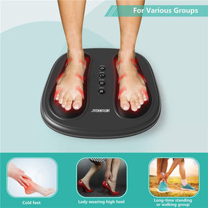 Masajeador eléctrico de pies con calor Shiatsu, máquina para mejorar la circulación corporal - Product Image 6