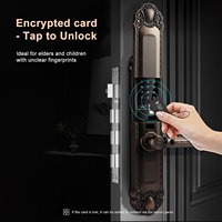 Serrure Intelligente de Luxe pour Villa, Étanche IP65, Cerradura Digital, Serrure Intelligente à Empreinte Digitale pour Porte d'Entrée