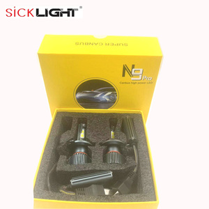 N9 Pro 150W-300W 30000LM Ba Ống Đồng <span class=keywords><strong>LED</strong></span> H1 H3 H4 H7 H11 <span class=keywords><strong>LED</strong></span> Đèn Pha Bóng Đèn 4575 CSP 6000K 9005 9006 9012 Xe <span class=keywords><strong>LED</strong></span> Ánh Sáng - Product Image 2