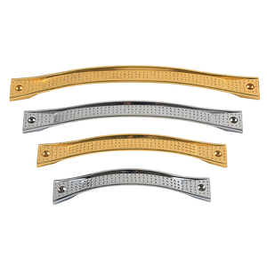 LEEDIS Qualité En AlliageZinc Chromé Tiroir Tire La Poignée D'or Matériel Meubles Chambre Armoire <span class=keywords><strong>Dressing</strong></span> Poignées Décoration - Product Image 6