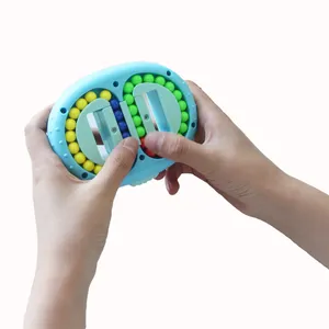 Wholesale cheap Double-sided ball disc educational toy finger top rotating bean disc Anti-stress Toys