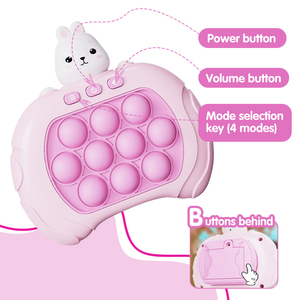 Jouets anti-stress lapin mignon les plus vendus pour enfants, jeu rapide de poussée, jouet pop fidget pour enfants - Product Image 4