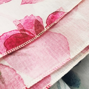 قماش فوال سويسري قطني عالي الجودة للبيع بالجملة، ثوب سوداني بطباعة رقمية بنقشة زهور صومالية مخصصة، قماش عبايات وثياب دبي 5 ياردة - Product Image 6