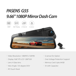 Nhà Máy Cung Cấp Trực Tiếp 1080P Không Dây Xe Máy Ảnh HD 2K Ống Kính Kép Dash Cam Với Màn Hình Cảm Ứng Hộp Đen Ô Tô <span class=keywords><strong>Video</strong></span> Ghi Âm - Product Image 6
