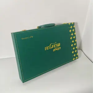 Boîtes en bois MDF en cuir de luxe personnalisées en gros pour l'emballage de cadeau de vin cosmétique de parfum