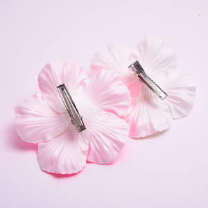 10cm Simulation Frangipanier Fleur pour Hawaïen De Mariage Corsage Coiffe Accessoire Séché Diadèmes Couronnes <span class=keywords><strong>Pince</strong></span> À <span class=keywords><strong>Cheveux</strong></span> - Product Image 3