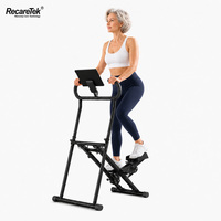Equipo de Gimnasio Comercial, Máquina de Ejercicios de Escaleras, Stepper para Adultos Mayores, Funcionamiento Silencioso, Estructura de Acero