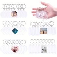 Cadre photo personnalisé de haute qualité Porte-clés à breloque en acrylique promotionnel
