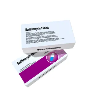 Özel baskılı ilaç ilaç kutusu Tablet ambalaj kutuları sağlık takviyesi kapsül durumda