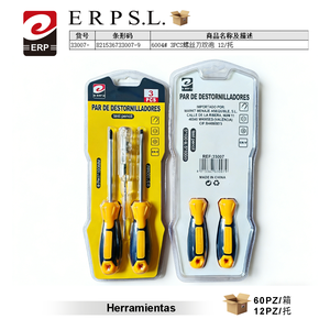 Set di 3 Cacciaviti Erpsl Ph1 100mm in CRV con Penna Tester - Product Image 3