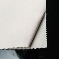 Tissu polaire en laine/polyester, entoilage en feutre sous le col