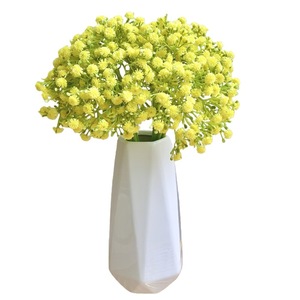 Qingyu Chronicle Fleurs artificielles de gypsophile pour arrangement en vase, décoration de mariage, bouquet en plastique souple pour présentation - Product Image 5