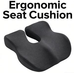 <span class=keywords><strong>Coussin</strong></span> <span class=keywords><strong>de</strong></span> siège orthopédique en mousse à mémoire <span class=keywords><strong>de</strong></span> forme pour voiture et bureau, haute densité pour soulagement du coccyx et <span class=keywords><strong>de</strong></span> la sciatique, support dorsal respirant - Product Image 1