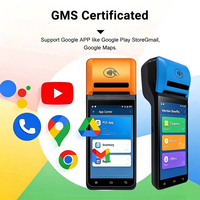 Système de point de vente avec imprimante thermique 58 mm, Android 13, 8 cœurs, 1,6 GHz, NFC, Bluetooth, USB, 3 Go + 16 Go, 4G/Wi-Fi