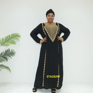 Robe musulmane mukena <span class=keywords><strong>2022</strong></span> AY <span class=keywords><strong>Fashion</strong></span> STA2829F Togo vêtements robe dashiki - Product Image 1