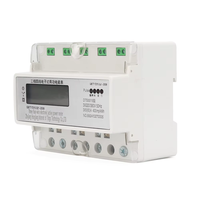 Compteur d'énergie électronique actif pour 400 consommation d'énergie triphasé quatre fils Rail DIN 50Hz 3*220V/380V