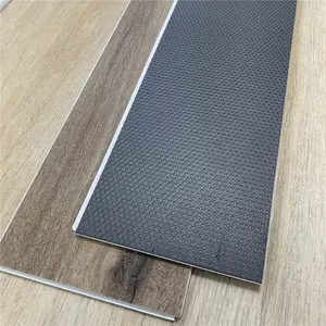 地板乙烯基塑料木纹Spc点击地板木质层压地板，带IXPE/EVA衬垫