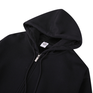 Sudadera de otoño personalizada de alta calidad para hombre, de manga larga, de terciopelo de algodón grueso Silver <span class=keywords><strong>Fox</strong></span>, ecológica, con cremallera. - Product Image 5