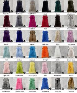 Rxwholesale toptan özel bayanlar üst giyim ceket takım elbise moda kırpılmış doğal kırmızı tilki kürk ceket maç kürk şort pantolon - Product Image 4