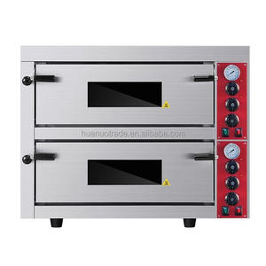 Restaurant-Specific Commercial Electric Pizza Oven Double Layer Deck Digital Control Adjustable Thermostat Stone <strong>Plate</strong> - Product Image 1