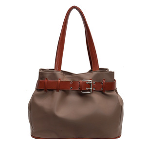 Fashion tote <b>bag</b> with belt <b>buckle</b> design and classic style - Product Image 4