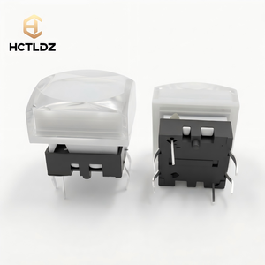 Interruptores LED Iluminados de 12 mm y 12 V, Interruptor Electrónico de Botón Pulsador 1NO, Encendido/Apagado, con Bloqueo y Momentáneo, Interruptor Táctil de 12x12 con Película - Product Image 3
