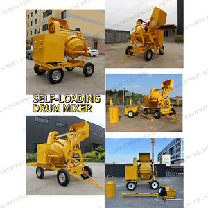 Elektrische Diesel Mini Betonmischer 700l 500l 350l Zement Kitt Schlamm mischer Beton trommel Mobile Zement maschine - Product Image 3