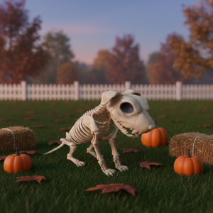 Wholesale Halloween <b>Skeleton</b> <b>Dog</b> Prop Realistic Puppy Bone Decoration for Haunted House, Yard & Party, Bulk Spooky Decor - Product Image 3