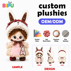 Fabricant de jouets en peluche, poupées en peluche douces personnalisées de haute qualité, jouets en peluche rembourrés en coton PP selon votre design - Product Image 2