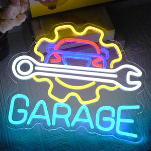Garage repair neon LED indoor hanging ambient light shop <b>sign</b> wall decoration light entrance indicator light luminous <b>sign</b> 5v12v - Product Image 6