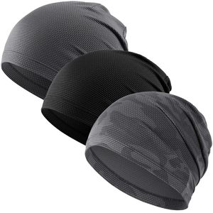 Bonnet de sport respirant en nylon, ajustable, unisexe, lot de 3, idéal pour la course à pied, le cyclisme et la randonnée - Product Image 1