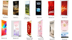 Soporte de <span class=keywords><strong>Banner</strong></span> Enrollable de Altura Ajustable con Diseño de Riel Superior Colgante <span class=keywords><strong>para</strong></span> Gráficos de 80x200cm y 85x200cm - Product Image 6