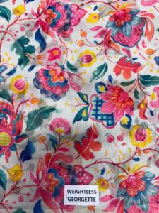 Tela Georgette Ligera de la Mejor Calidad, 100% Ligera, Estampada Digitalmente, para Confección de Prendas y Vestidos - Product Image 3