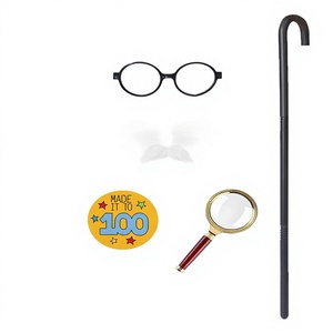 Disfraz de <span class=keywords><strong>Abuelo</strong></span> para Niños, Color Beige, para Halloween, Día del Niño, Juego de Roles, Cosplay de <span class=keywords><strong>Abuelo</strong></span>, Disfraces de Anciano - Product Image 5