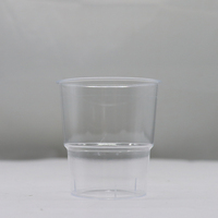 Gobelets en plastique transparent pour compagnies aériennes, best-seller, fabrication directe, bon prix, gobelets en plastique jetables pour bière de compagnie aérienne