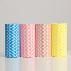 <span class=keywords><strong>Rouleau</strong></span> de serviettes jetables antimicrobiennes en <span class=keywords><strong>tissu</strong></span> non tissé Spunlace pour le nettoyage industriel et domestique, <span class=keywords><strong>rouleau</strong></span> durable - Product Image 1