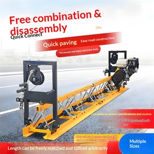 Niveleuse à béton à poutre vibrante à essence de type cadre pour ponts et chaussées - Product Image 1