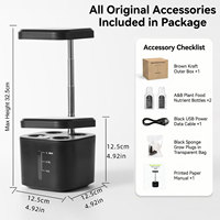 Système de culture hydroponique intelligent avec lumière LED pour plantes, 4 modules, cadeau créatif pour maison moderne