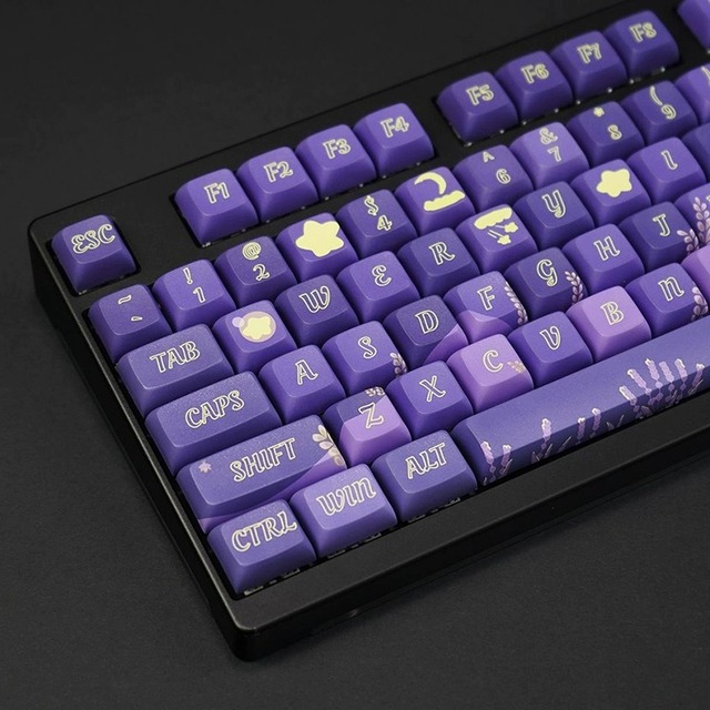 HZGAMER 127 Keys Cherry Profile PBT Keycap Set Midsummer Night's Dream Keycaps