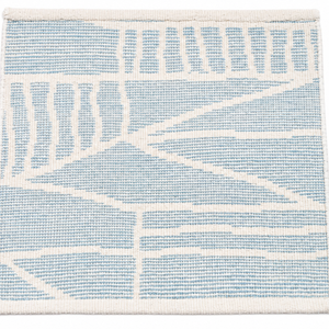 Tapis moderne en laine noué à la main, design géométrique - Product Image 3