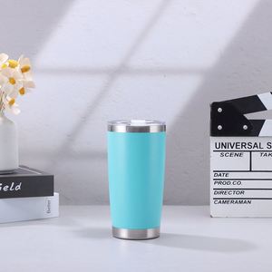 Multi Color Blank 20oz Stainless Tumbler Car Use <b>Insulated</b> Beverage <b>Mug</b> - Product Image 2
