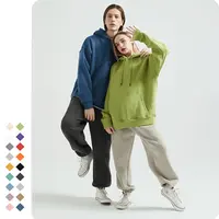 Sweat à capuche multicolore 330G pour hommes, pantalon de survêtement, en coton polaire, éponge française, offre spéciale